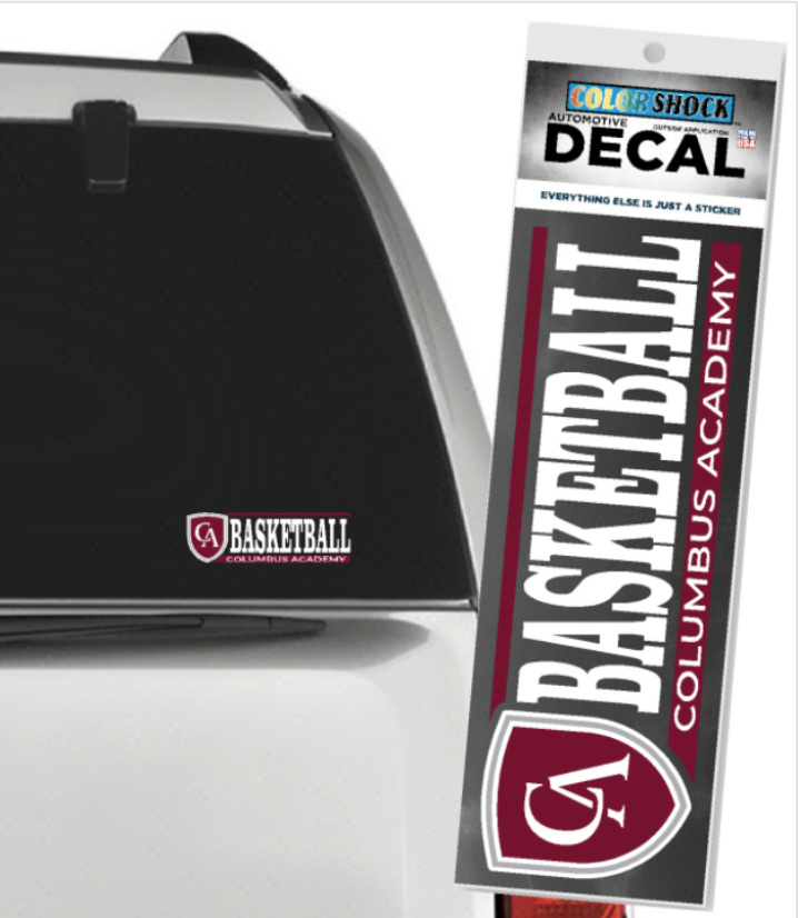 Color Shock Sport Car Decal Basketball