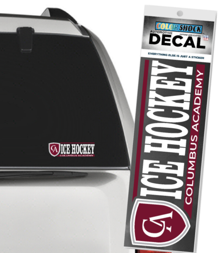 Color Shock Sport Car Decal Ice Hockey