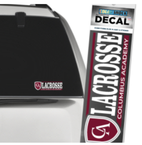 Color Shock Sport Car Decal Lacrosse