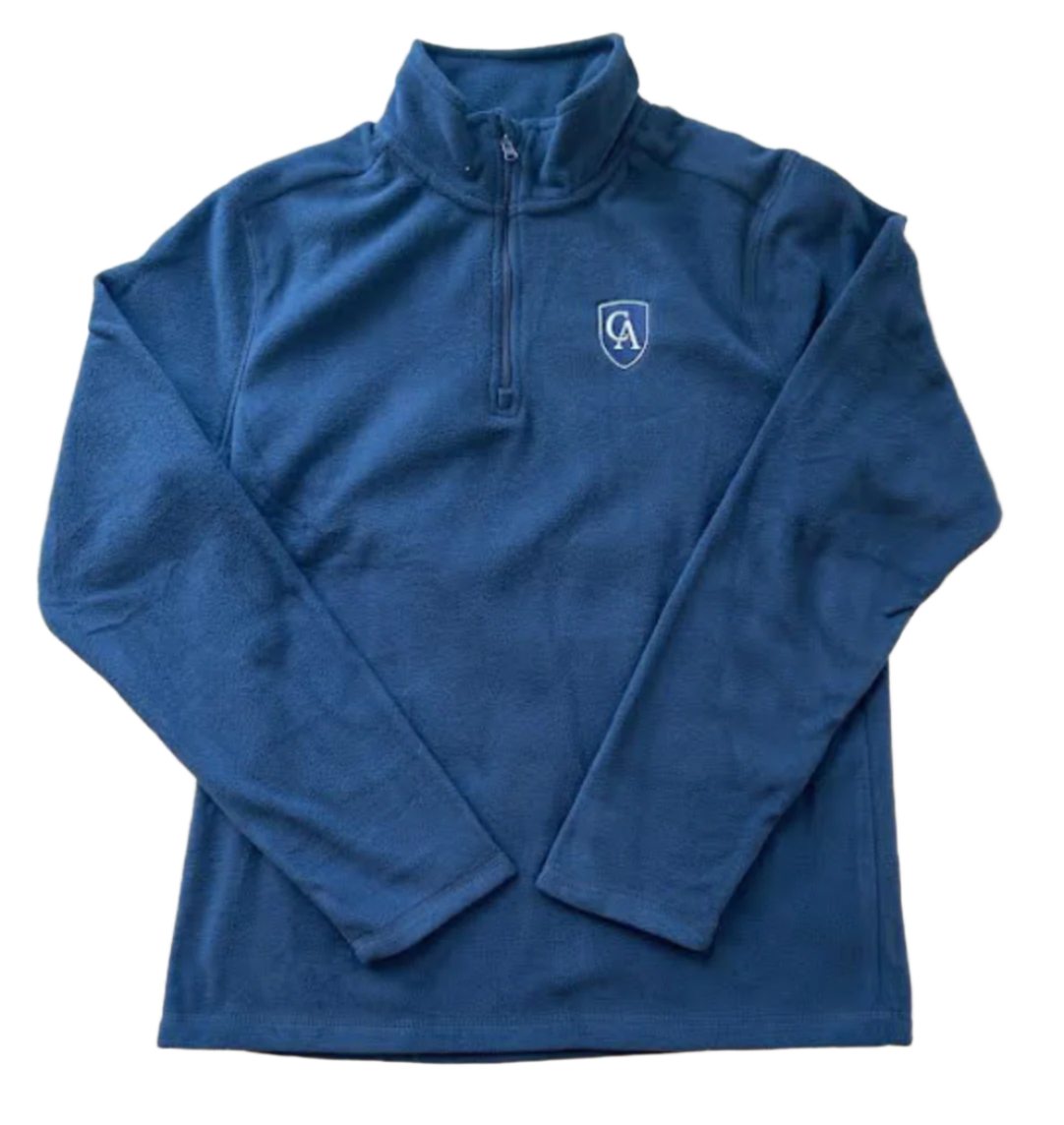 Lands End Youth Lightweight Fleece Quarter Zip