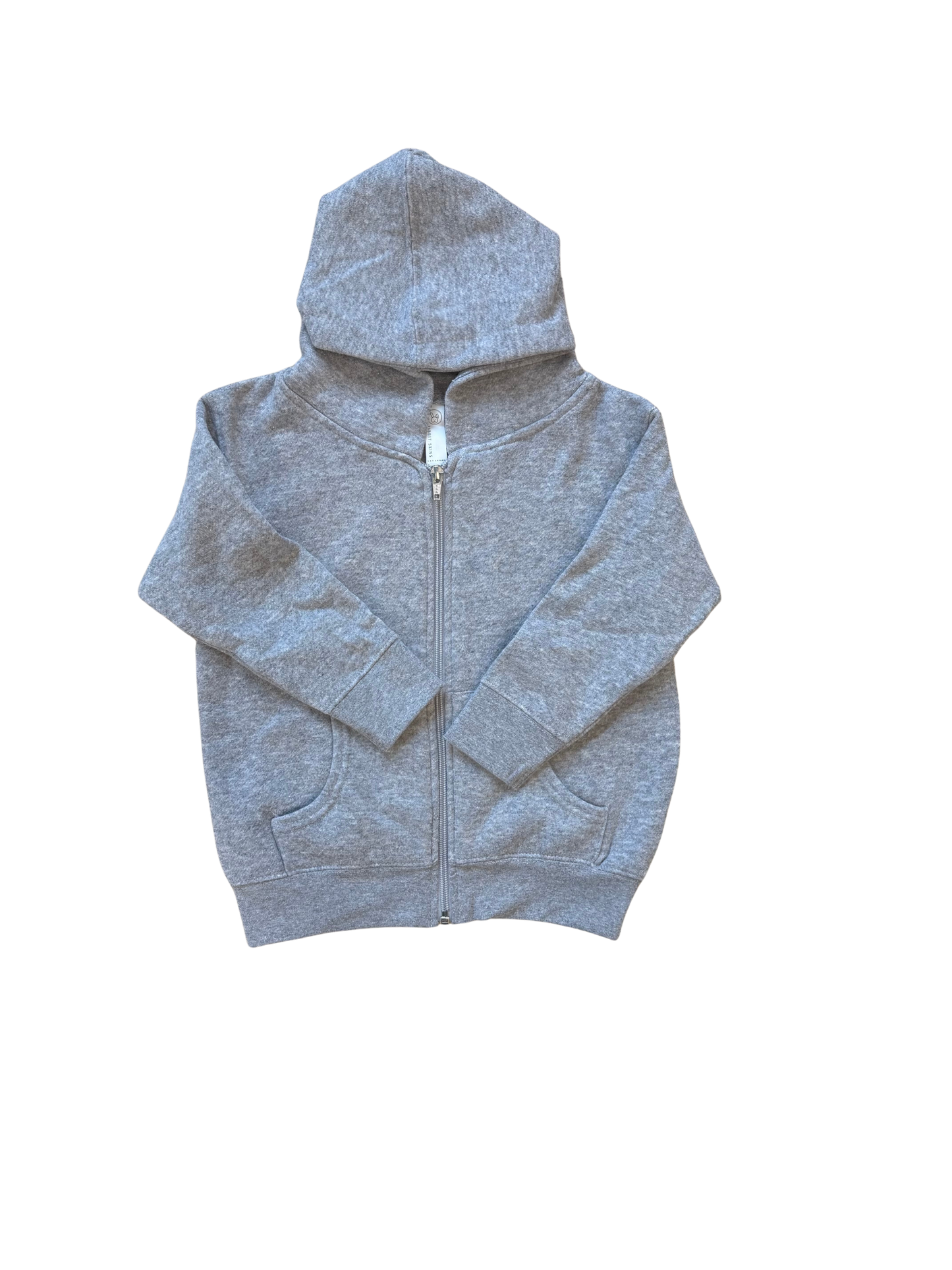 Toddler Distressed Stripe Zip Hoodie