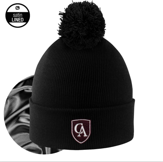 Adult Monroe Satin Lined Knit Cuff Hat