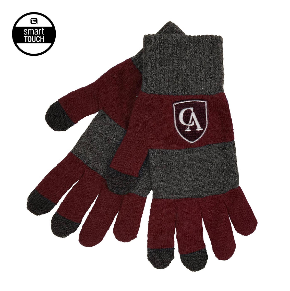 Adult Trixie Rugby Striped Knit Texting Glove