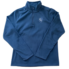 Lands End Youth Performance 1/4 Zip with Shield