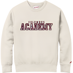 League CA Plaid Crew Fleece