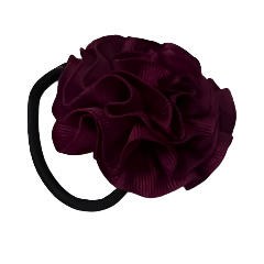 Schoolbelles FBE13E small rosette elastic ponytail holder