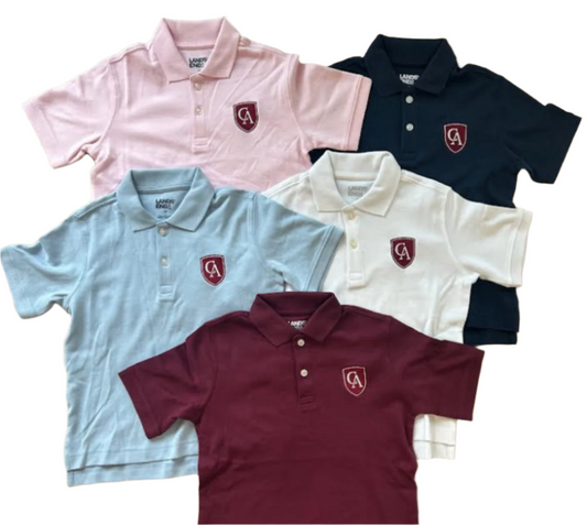 Youth Lands End Interlock Short Sleeve Polo