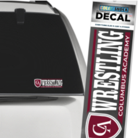Color Shock Sport Car Decal Wrestling