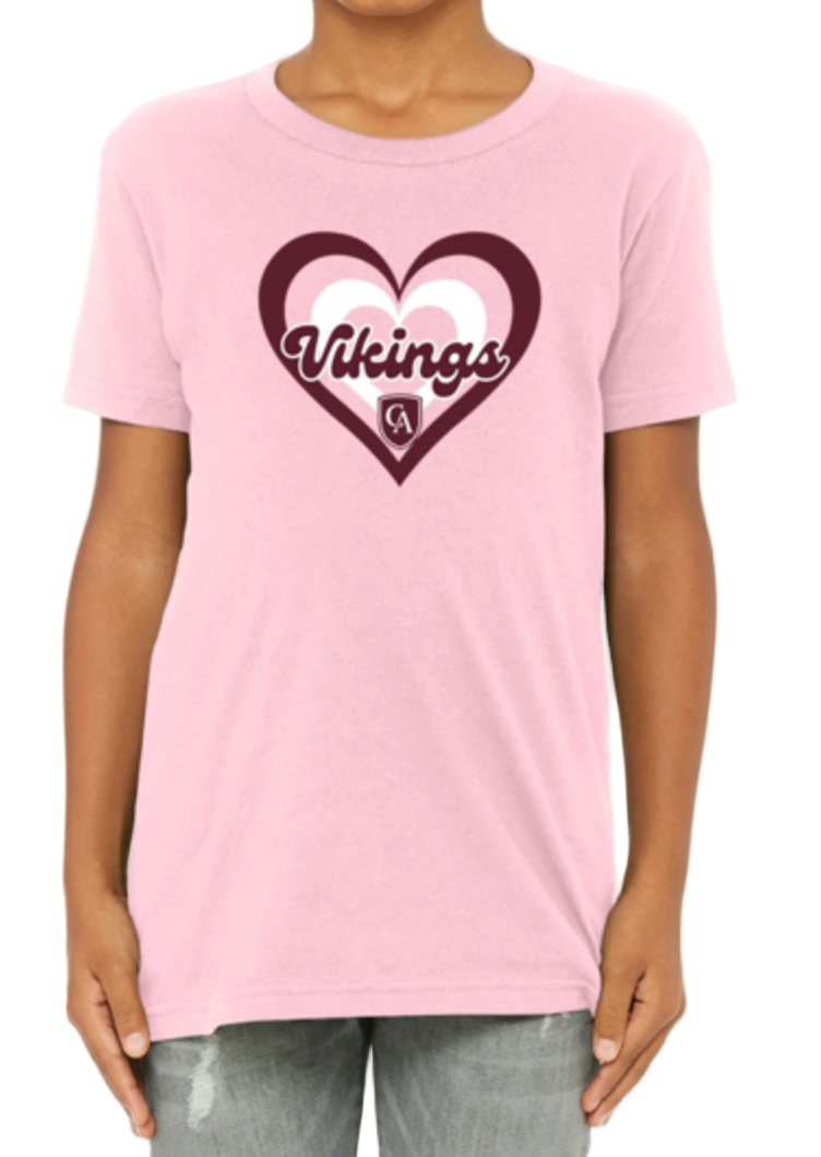 Vikings Love Heart Tee