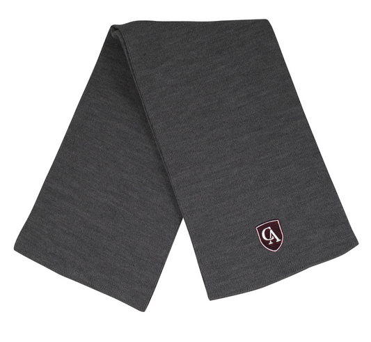 Adult Frosty Knit Scarf - Charcoal