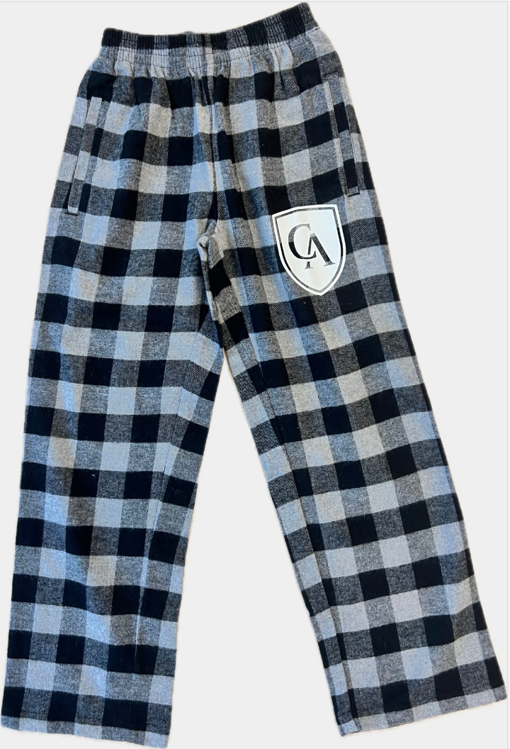 Adult Flannel PJ Pant WI Black/Grey Buffalo - FINAL SALE