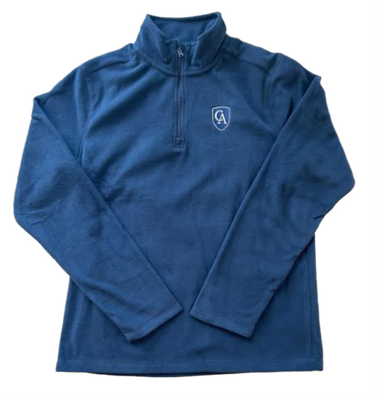 Lands End Youth Lightweight Fleece Quarter Zip