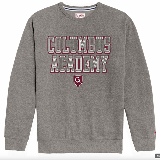 League Adult CA Outline Crew Fleece