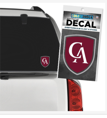 Colorshock CA Shield car decal