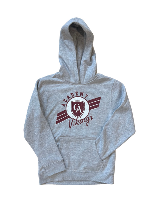 Youth Distressed Stripe Hoodie